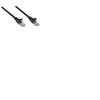 intellinet 737012 Câble Réseau, RJ45 Connecteur Mâle, Cat 6a SFTP 100% Cuivre, Noir, 0,25 m