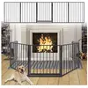 XMTECH Barrière Pare feu pliable avec portillon, Barriere de securite ...