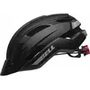 BELL Casque Trace LED Noir Mat 2022 avec Lumière Intégrée, Taille 54-61 cm