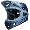 Casque avec mentonniere amovible bell super dh mips bleu