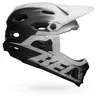Casque VTT Hybride Bell Super DH Spherical MIPS blanc/noir- M