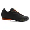 Giro Hommes Rumble VR VTT Cyclisme Chaussures - Noir/rougeoyante, 40