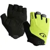 Giro Gants Courts d'Été Bravo Gel Noir/Jaune Fluo - Taille S, Confort et Performance