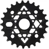 Pignon Fiend Reynolds 25T Noir en Aluminium CNC 6061 pour BMX avec Adaptateurs 19/22 mm