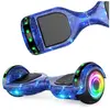 Hoverboard 6.5'' Hy-A02c, Bluetooth + Lumière Led, Autonomie 7-8km, Vi...