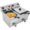easybuy friteuse électrique commerciale 20L avec 2 paniers pour huile ...