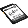 Kingston Industrial Carte SDXC 64GB Class 10, UHS-I, U3, V30, A1 pSCL