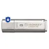 Kingston Ironkey locker+ 50 iklp50/128gb usb 3. 2 gen 1 128go 145mo/s métal