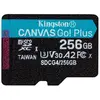 Kingston Canvas Go Plus microSDXC Memory Card Gen4 200MB/s A2 U3 V30 2...