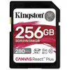 Kingston Canvas React Plus - carte memoire flash - 256 Go - SDXC UHS-II