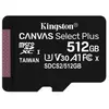 Kingston Canvas Select Plus - carte memoire flash - 512 Go - SDXC UHS-I