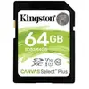 Kingston Canvas Select Plus - carte memoire flash - 64 Go - SDXC UHS-I