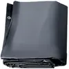 VEVOR Bache à Bulle PisCône Hivernage, Anthracite en PVC 650-680 g/m2 ...