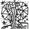 Hakuna Kulala Chrisman - Makila - White W/Black Splatter [Vinyl] Black, Colored Vinyl, White
