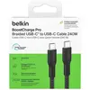 Belkin Câble BoostCharge Pro USB-C vers USB-C 240W - Noir - 3 m