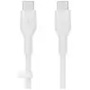Belkin Boost Charge Flex Câble silicone USB-C vers USB-C (Blanc) - 2 m