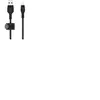 BELKIN FLEX LIGHTNING-USB-A 3M MFI CERT., BLACK CAA010BT3MBK