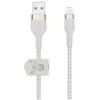Belkin CAA010BT3MWH câble USB 3 m USB A USB C/Lightning Blanc