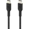 Câble USB-C Belkin BoostCharge CAB004BT0MBK 15 cm 60 W tressé noir