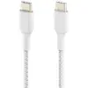 Belkin Câble USB-C vers USB-C renforcé 60 W (blanc) - 2 m