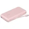 Batterie externe BELKIN 20000 mAh avec cable USB-C intégre pink