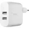 BELKIN - chargeur - Dual USBA Wall Charg1M A-C 24W