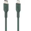 Belkin Cable en PVC, USB-C vers litghtning, longueur 1m, vert nuit
