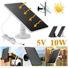 MIOLOE Panneau Solaire pour Caméra Surveillance WiFi sur Batterie-NOIR...