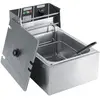Friteuse Électrique Profonde 6L en Acier Inoxydable - GAR - Avec Panie...