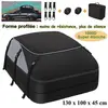 Sac de Toit Voiture - TOOLUCK - 580L - 1000D Tissu d Oxford - Coffre D...
