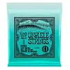 Ernie Ball 2326 - Jeu de cordes Ukulele concert/soprano nylon noir à boule 28-40