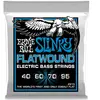 Ernie Ball 2815 - Jeu de cordes basse Extra Slinky Flatwound- 40-95