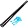 Canon à confettis Streamer Manuel 80cm - Bleu
