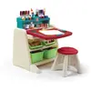 Step2 Bureau 2 en 1 avec tableau de dessin magnétique Flip & Doodle 66 cm