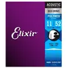 Elixir Polyweb 11025 - Jeu de cordes Guitare acoustique 11-52