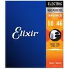 Jeu de 3 cordes pour guitare électrique Elixir 12052 NANOWEB Light 10-46