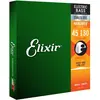 Elixir Nanoweb 14777 - Jeu de cordes guitare basse 5 cordes - 45-130