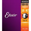 Elixir phosphore bronze 16002 - Jeu de cordes Guitare acoustique 10-47
