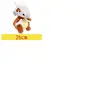 Peluche Pokémon Cubone 26 cm - Jaune