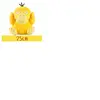 PeluchePokémon Psyduck 25 cm - Jaune
