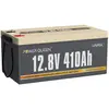 Batterie lithium 12V410Ah 5248Wh Rechargeable LiFePO4 Power Queen bms 250A, 4000-15000 Cycles, pour solaire, Hors réseau, stockage de l'énergie