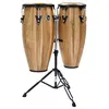Latin Percussion LPA647-SW Aspire Walnut conga set 11"+12" sur stand