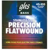 GHS Ghs M3050 Bass Precision Flats Medium Long Scale Plus Jeu De Cordes