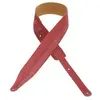 Levys MS17T09 Sangle Daim Motifs Gravés "Design" Burgundy