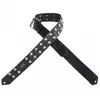 Levys PM28-2N Sangle Cuir Écrous En Metal Black