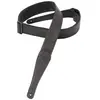 Levys Leathers M7GG-BLK sangle de guitare en cuir - noir - 5 cm de large