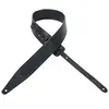 Levy's MV417DSL-BLK - Sangle cuir avec surpiqûres Diesel Series - Black