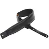 Levy's DM1PD   BLK Sangles de guitare en cuir de 3'' - Noir