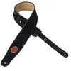 Levy's MSS3-BLK Standard Suede- sangle guitare daim 6,3 cm