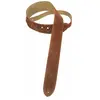 Levy's - Sangles pour guitares et basses Sangle daim avec motifs piquÈs Brown